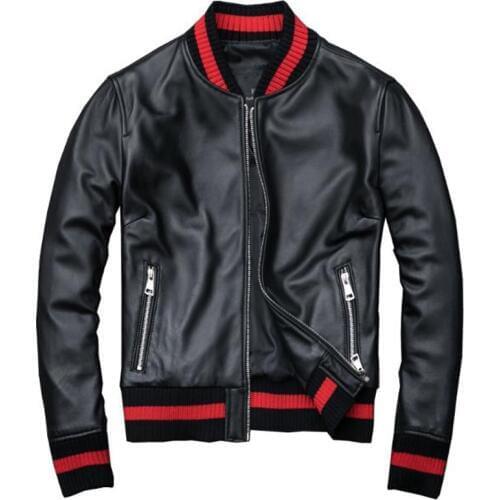 High Quality Real Sheepskin Leather Jacket Coats Large Size 4XL Genuine Leather Jacket Women Streetwear European Overcoats A826