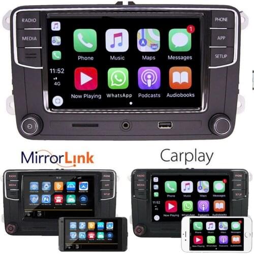 6.5"Car Stereo RCD330+ CarPlay MirrorLink BT USB RVC For Volkswagen Tiguan Golf 5 6 Passat Polo Touran Caddy TAX FREE