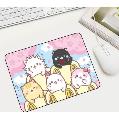 MRGLZY Cute Cat One Drop Shipping Small Mouse Pad Notebook Computer Game Accessories Gamer PC Desk Keyboard Carpet Cute Mousepad
