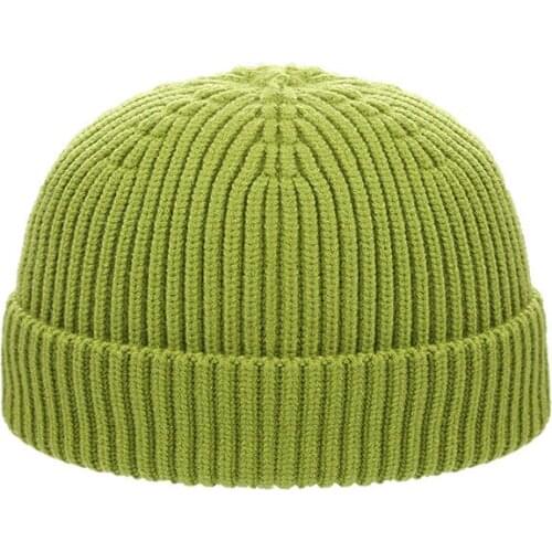 Hat Man Fall And Winter Cold Warm Course Brief Paragraph Han Edition Knitting Hat Outdoor Cross-Border Landlord Hat Female Tide