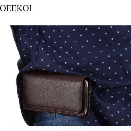 OEEKOI Lichee Pattern Card Slots Holder Pouch Case for Alcatel 3L 2019/3 2019/Avalon V/1S/IdealXTRA/3L/3/1X/A30 Fierce