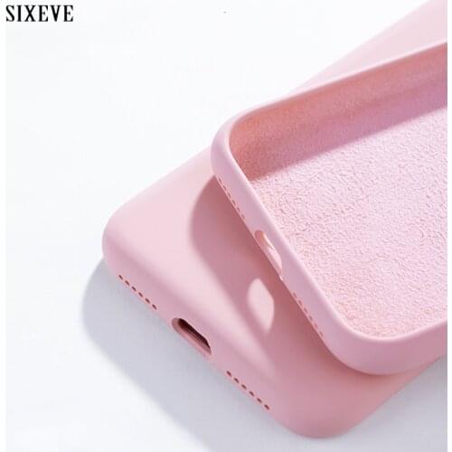 Original Liquid Silicone Phone Case For iPhone 12 Mini 11 Pro Max X XS XR 6 6s 7 8 Plus SE 2020 Luxury Soft Protector Etui Cover