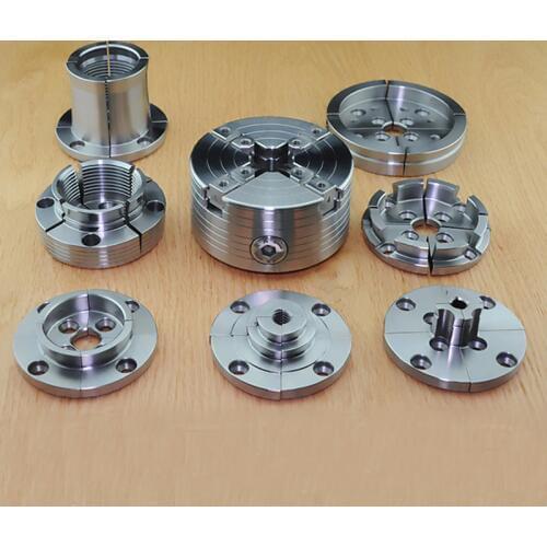 High Quality 4 Inch Lathe Chuck 100MM Wood Turning Chuck,Mini Lathe Woodworking Chucks Separate jaw