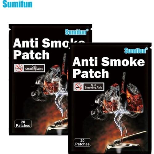 20/40Pcs Stop&Quit Smoking Anti-smoking Patches Stop Smoking Cessation Plaster 100% Natural Ingredient Health Care