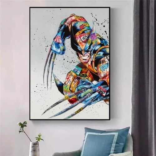 Poster Print Bat Invincible Hero Brave And Handsome Man Decorating Oil Painting Canvas Art Wall Photo For Living Room