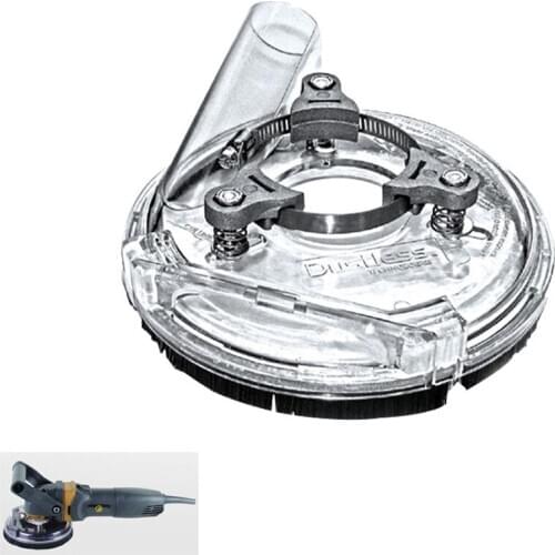 4"/5"Angle grinder dust cover, dust-free operation, connect to vacuum cleaner/dust-free angle grinder