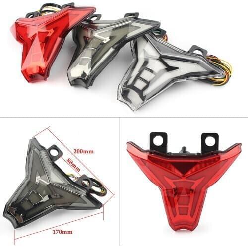 Motorcycle Turn Signal Taillight Brake Integrated Tail Light For Kawasaki Z1000 Z 1000 2015-2018 & For Ninja ZX10R 2016-2018