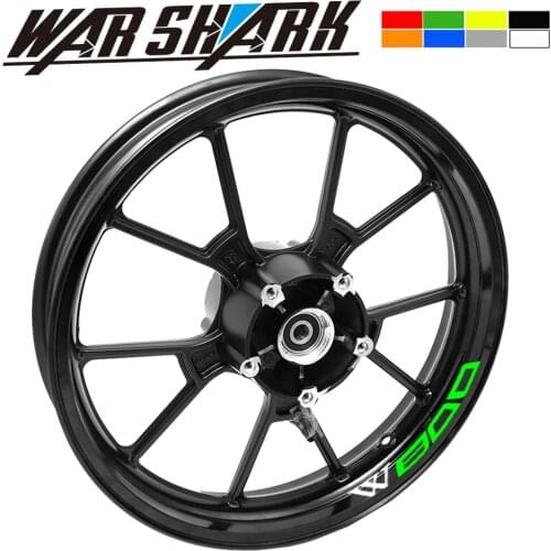 For Kawasaki W 800 Motorcycles Hot sales Motorcycles wheel stickers Reflective Rim moto Stripe Tape Reflective sticker