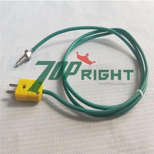 M6 screw head K type thermocouple with K type connector