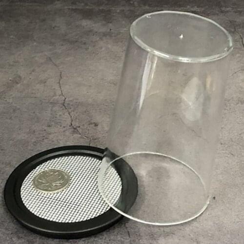 Tenyo Miracle Coin Thru Magic Tricks For Professional Magician Coin Thru Glass Appearing/Vanising Mentalism Magic Props