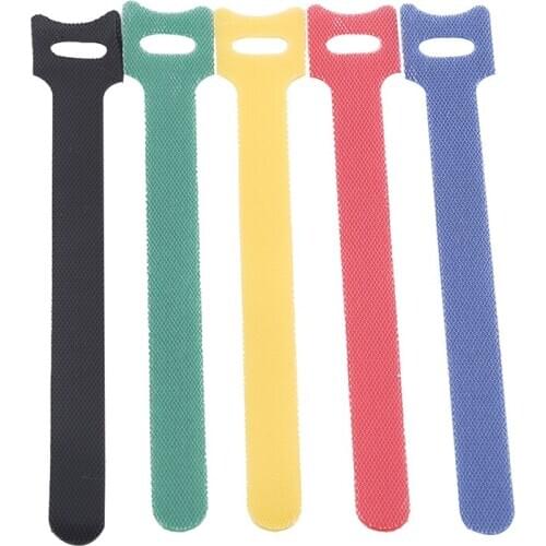 50pcs Magic Tape Sticks Cable Ties Model Straps Wire With Battery Stick Buckle Belt Loop Fastener Tape Accessory
