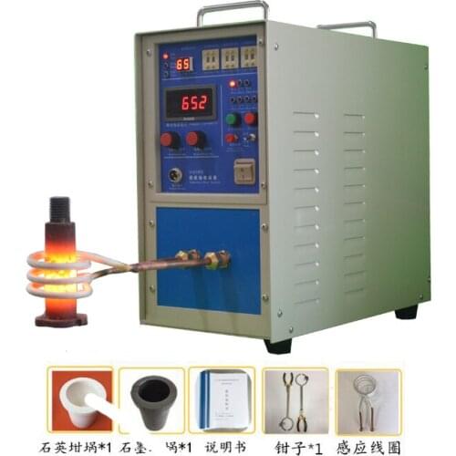 15KW 20-80KHz High frequency Electricity Induction Heating Machine ZVS Induction Heater Silver Gold Melting Furnace