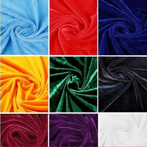 1m Gold velvet dense velvet (thick section) desktop wedding background curtain clothing fabric wide 160cm