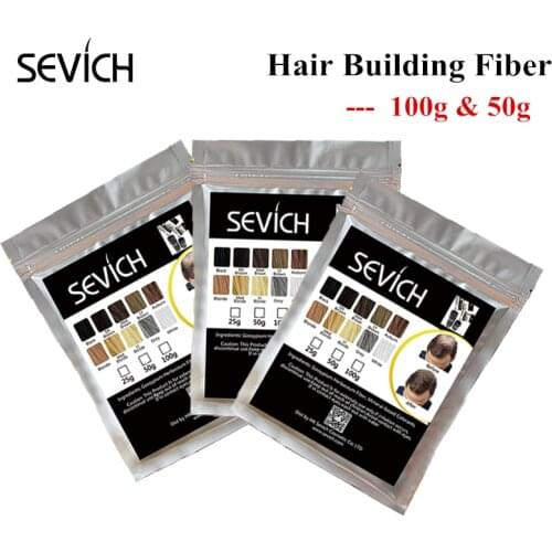 Hair Fibers 10 Color Keratin Hair Building Fiber Powder Instant Hair Growth Fiber Refill 50g Hair Care Product 100g