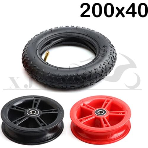 200X40 folding bicycle tire rubber tire scooter car motorcycle accessories baby carriage 8 inch wheel with inner tube