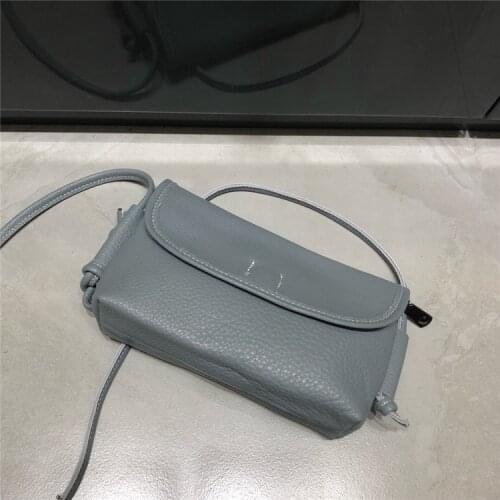 2021 New Design Soft Leather Small Square Crossbody Bag Fashion Single Shoulder Bag Multifunctional Mini Bag For Women