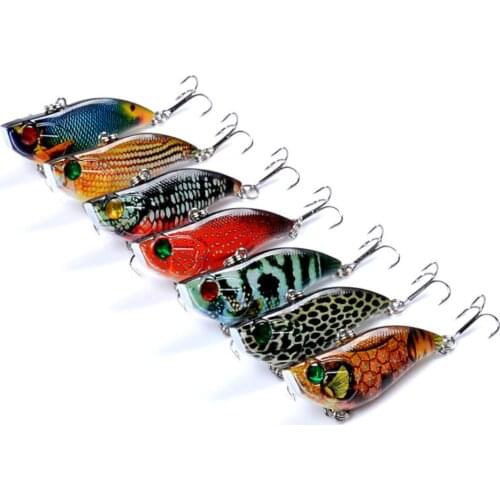 1PCS 58mm 13g Fishing Lure Wobblers Crank Rattling Jerkbait Vibe Vibration Bionic Fake Luya Bait Lure Set for Bass Crankbait