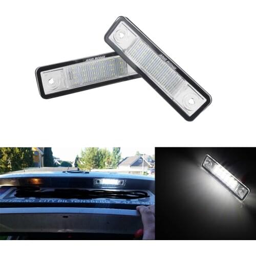 ANGRONG 2x License Number Plate LED Light Lamp Canbus For Vauxhall Opel Zafira A Corsa Astra F G