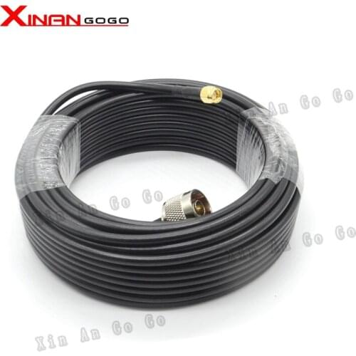 Antenna cable N male to SMA male RG58 15M Pure copper cable