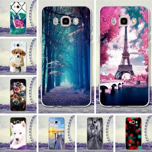 For Coque Samsung Galaxy J5 2016 J510 J510F SM-J510F Case Cover 5.2 Scenery Cartoon Rubber TPU Silicone Case For Samsung J5 (6)