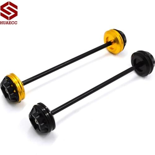 For Yamaha MT-07 MT07 2013-2018 Motorcycle CNC Aluminum Front Axle Fork Crash Slider Swingarm Spools Cap Stand Screw