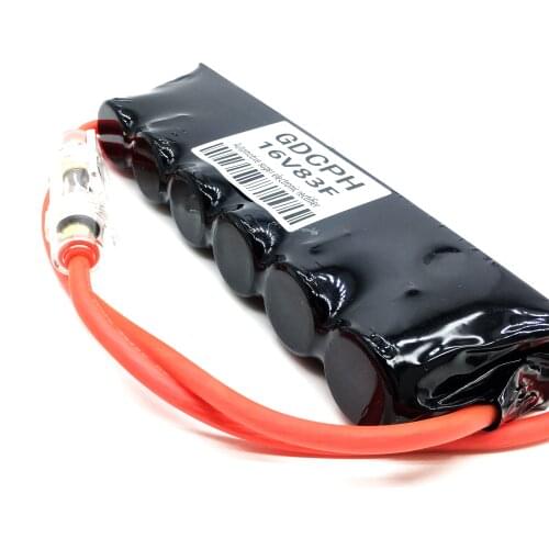 6 pçs/set super capacitor fara retificador eletrônico automotivo 16v83f 2.7v500f parafuso buraco grande capacidade capacitor