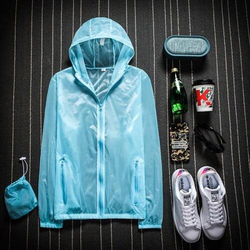 Summer clothing 2021 mens leather clothing ultra thin breathable outdoor clothing for men and women