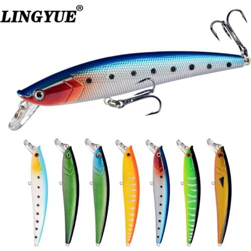 New 1pcs Lifelike Minnow Model Fishing Lures 11CM/10G Wobbler Fishing Tackle Quality Professional Plastic Fish Bait 7 Colors