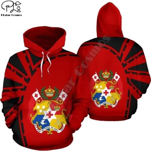 New Brand Island Tonga Country Flag Tribal Culture Retro Streetwear Tracksuit Men/Women Pullover 3DPrint Funny Casual Hoodies A4