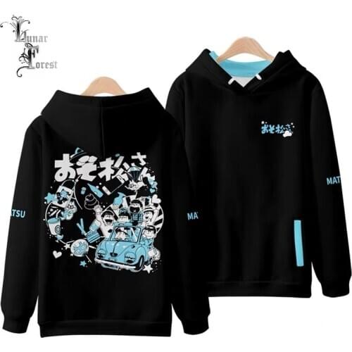 Osomatsu San 3D Printing Men/Women Autumn Fashion Japanese Anime Hoodies Sweatshirt Long Sleeves Pollover Plus Size