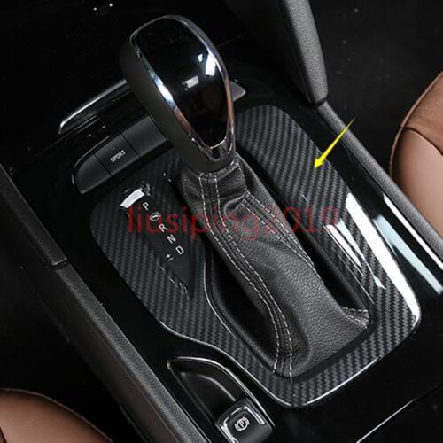 Fit For Buick Regal 2017-2018 Carbon fiber style Inner Gear Shift Box Panel Cover Trim 1pcs