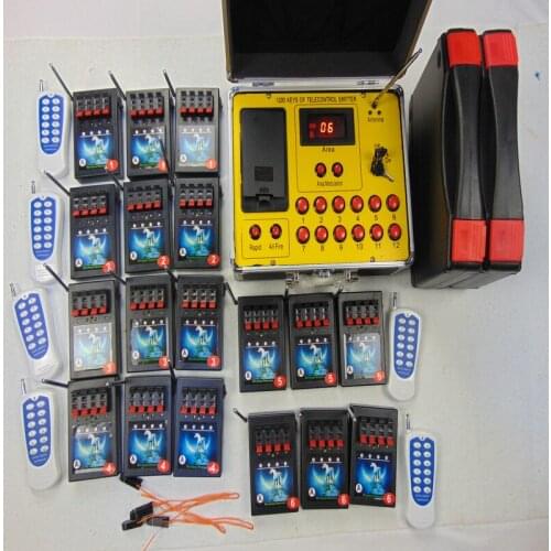 Professional 72 Channel Waist Type Remote Control New Year Use Receiver Electric Wire Fireworks Stage Smart Wedding Equipment