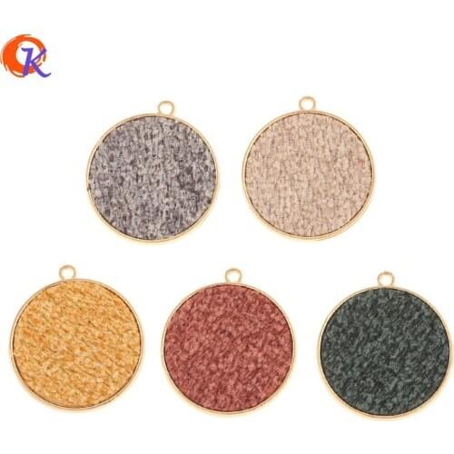 Cordial Design 50Pcs 25MM 30MM Jewelry Accessories/Charms/Hand Made/Round Shape/Earrings Connector/Jewelry Findings Component