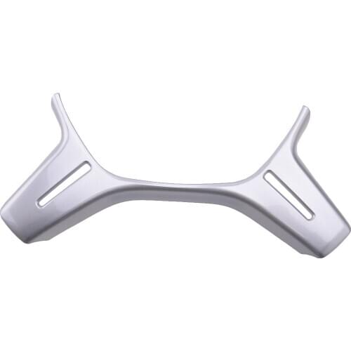 Silver Inner Steering Wheel Trim Cover Fit for Mercedes Benz ML W166 2012 2013 2014 2015 GL X166 2013 2014 2015