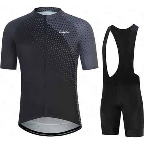 RAPHAFUL Cycling Clothing MTB Cycling Set Men Bike Clothes Breathable Anti-UV Road Bicycle Wear Shirt Cycling Jersey Kit Suit