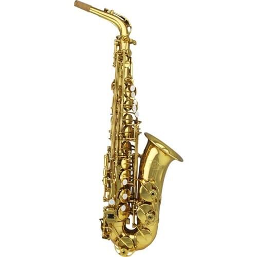 High Grade Classic Structure Gold Lacquer Alto Saxophone