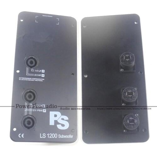 2pcs Back Panel W/ Connectors & Switch Replacement For NEXO PS 15 Speaker