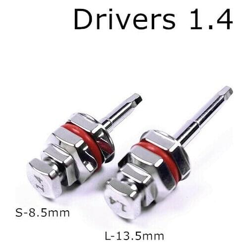 Dental Medecial Implant Torque Wrench Ratchet Drivers 1.4Long+Short