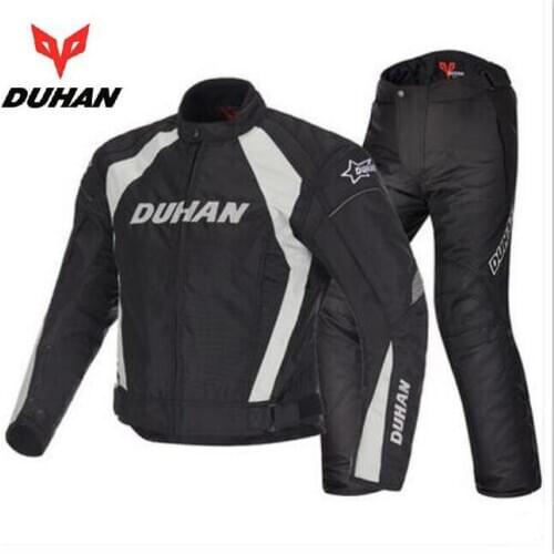2017 Duhan Motocross racing suit riding suit jacket pants Oxford winter warm anti-wrestling Moto riding kinght clothing