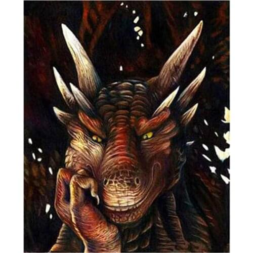 New Arrivals 5D DIY Full Round Diamond Painting Ferocious Force 3D Embroidery Cross Stitch Rhinestone Mosaic Home Decor Art Y230