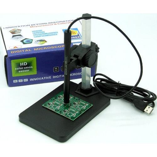 MINI 10MM HD USB Digital Microscope 1X - 600X Magnifying Glass Camera Endoscope Microscope Zoom For PCB Inspection Phone Repair