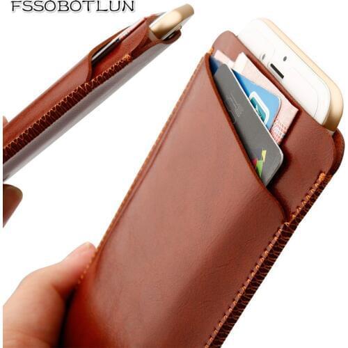 For iPhone Xs Max 6.5"Case Double layer Microfiber Leather Phone sleeve Bag Cover Pouch Pocket with Card Slot For iPhone XR XS