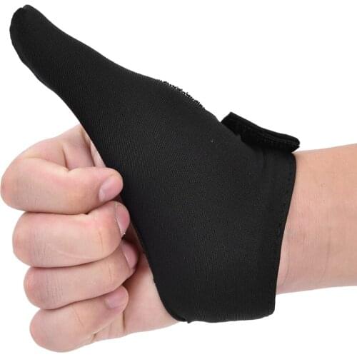 Unisex Adult Breathable Durable Right/Left Hand Finger Grip Thumb Stabilizer Saver Finger Grip Protection Glove for Bowling Ball