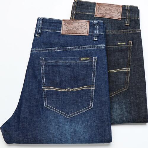 Jeans Men Male Jean Homme MenS Classic Biker Pants Leisure Business Denim Hombre Distressed Blue Black Calcas Masculina Stretch