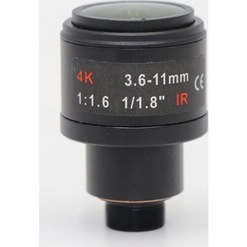 CCTV Camera 3.6-11mm Lens 6.0 MegaPixel 4K MTV M12 x 0.5 Mount Manual Focus and Zoom Lens For CCTV Camera