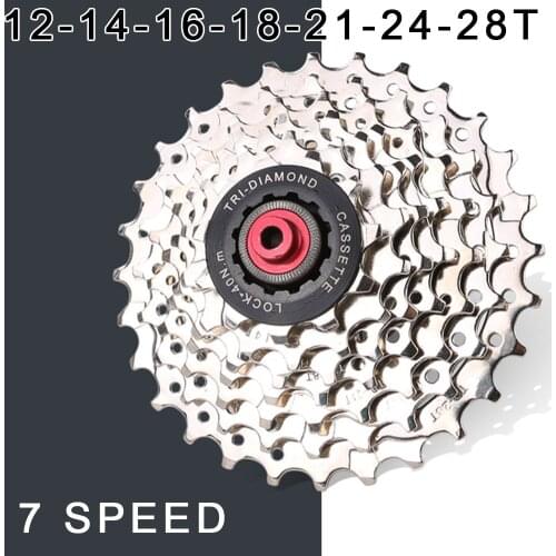 New MTB Bike 7 8 9 10 Speed Freewheel Cassette Flywheel 12-28T For Mountain Road Bicycle 12-32T 11-36T Cycling Parts Accessories