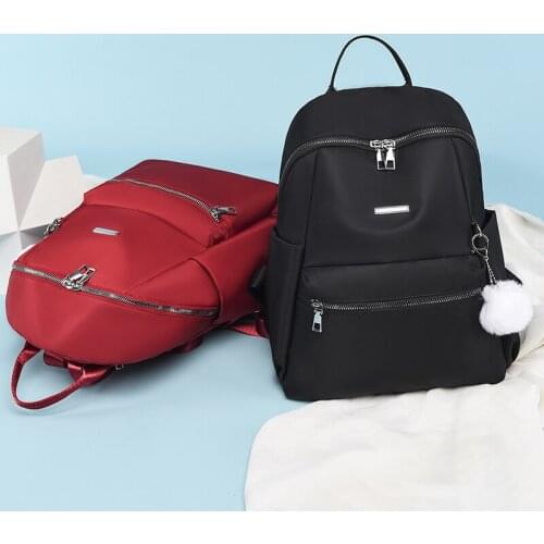 2021 New Women Backpack Travel Casual Waterproof Womens Shoulder Bags Female Large Capacity Nylon Rucksack Black Backpacks