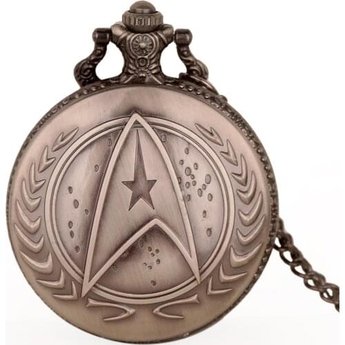 New Antique Grey/Bronze Quartz Pocket Watch Steampunk Men Boy Pocket Watches Necklace Chain Gifts Relogio De Bolso