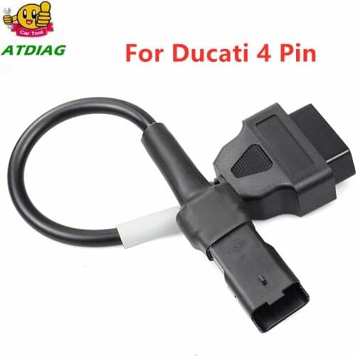 DCT-Ducati 4Pin connector OBD II cable CAN BUS diagnostic harness electronic cable of DCT motorcycle