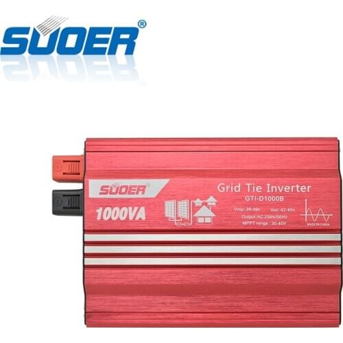 Suoer【 Grid Tie Inverter 】 1000W 220V Solar Power On Grid Tie Inverter (GTI-D1000B)